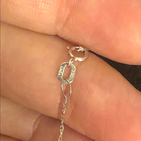 10k white gold Tanzanite necklace JCPenney brand - Picture 10 of 11